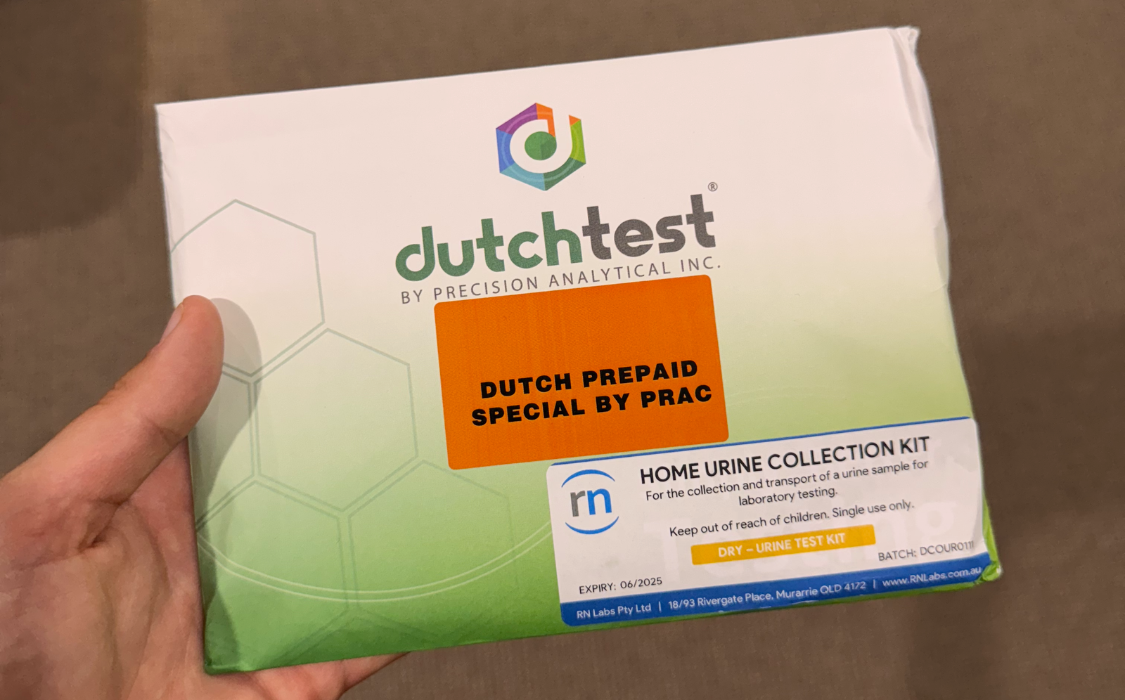 DUTCH TEST